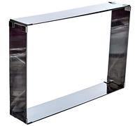 Fackelmann FM Professional 8701 - Molde Cuadrado (Extensible, Acero Inoxidable)