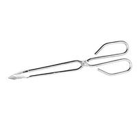 Fackelmann Food&More Tenacillas Cocina con Palas en Acero, Color Inoxidable, 25x7,3x3,3cm, 1 ud, Plateado, 25cm