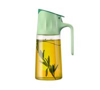 Fackelmann Jarra de Aceite 500 ml, Apertura y Cierre Automático de la Tapa al Inclinar, Cuerpo de Vidrio, Tapa de Polipropileno y Silicona, Ligera y Fácil de Manejar, Color Verde, 1 ud.