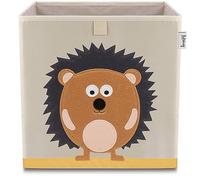 Fackelmann Lifeney - Caja de almacenamiento erizo (poliéster, 330 x 330 x 330 mm, 5 años de garantía, colorida, embalaje de plástico con etiqueta colgante