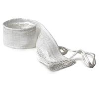 Fackelmann Malla de cocción, Bolsa Resistente de Nylon Blanco para cocer garbanzos, legumbres, escaldar y escurrir verduras, resiste hasta 2 kg y 180ºC, 36,5cm, 3 ud