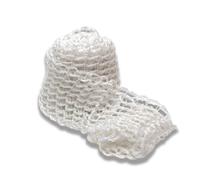 Fackelmann Malla Elástica para carne, Red de Carnicero para Carne Rellena, Asado, Ahumados o Redondo de Ternera, Fabricado en Poliéster, Blanco, aprox. 2 m de largo, 1 ud
