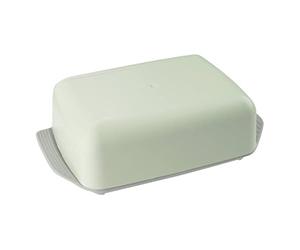 FACKELMANN Mantequillera, Color Gris Claro y Verde Menta, 165 x 105 mm