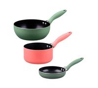 Fackelmann Mini Cook Set de Utensilios de Cocina Infantiles, incluye Mini Wok, Mini Cazo y Mini Sartén 12 cm