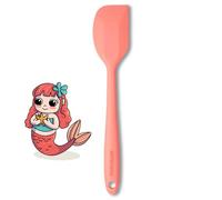 Fackelmann Mini espátula de silicona en color rosa pálido, estante de acero inoxidable, resistente al calor hasta 230 °C, ideal para utensilios de cocina revestidos, apto para lavavajillas