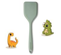 Fackelmann Mini espátula de silicona y acero inoxidable, resistente al calor hasta 230 °C, ideal para utensilios de cocina revestidos, apta para lavavajillas