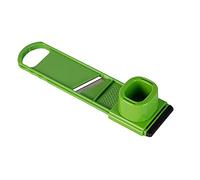 Fackelmann Mini Mandolina 2 en 1, ABS, elastómero y acero inoxidable. Verde e inox. 23.5x5.5x5cm, 1ud.