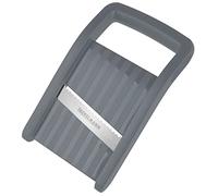 Fackelmann Mini Mandolina Kompakt, Plástico Negro y Hoja de Acero Inoxidable Muy Afilada, Rebana y Corta en Rodajas Verduras, Calabacín, Repollo y Patatas en rodajas,16,5x10x2cm, 1 ud.