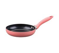 Fackelmann Mini sartén de 14 cm de diámetro de aluminio reciclado, revestimiento cerámico, ideal para tortitas y verduras, color rosa delicado, adecuada para cocinas de gas, eléctricas y