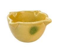 Fackelmann Mortero de Cerámica 12 cm, Diseño Tradicional, Ideal para Machacar Ajos, Especias y Hierbas, Utensilio de Cocina Artesanal, Fabricado en España