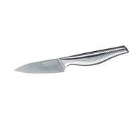Fackelmann Nirosta Swing Cuchillo Patatero, Cuchillo Pelar Patatas, Cuchillo Pelador, Cuchillo Pelar Frutas y Verduras, Cuchillo Mondador, Enterizo de acero inoxidable pulido 18-10, 9-20cm, 1ud.