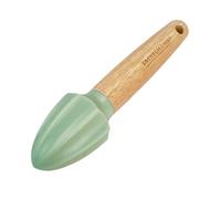 Fackelmann Ocean Prensador de Limones, Exprimidor Manual de Cítricos, Apto para Limones y Limas, Mango de Madera con Certificado FSC, Color Verde Agua, 1 ud.