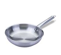 Fackelmann Ovalgriff Sartén ovalada de 20 cm de diámetro de acero inoxidable, apta para todo tipo de fuegos, incluso inducción, resistente al calor hasta +230 °C