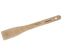 Fackelmann Paleta Espátula Mango Plano sin Ranuras para freír o Asar a la Plancha, utensilios de cocina madera cocina, fabricado en madera de haya, 30x4cm. 1ud