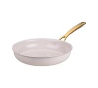 FACKELMANN Pamela - Sartén de aluminio reciclado con revestimiento cerámico sin PFAS, apta para todo tipo de fuegos, color beige pastel