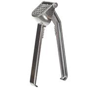 FACKELMANN Prensa ajos manual o triturador de ajos y frutos secos en aluminio de color plateado, 15cm, 1ud.