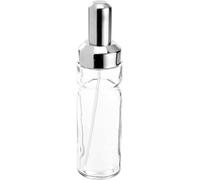 Fackelmann pulverizador de aceite para freidora de aire, dispensador de aceite spray para vinagre, dosificador aceite para aliñar ensaladas, transparente y metálico, 19.5 x 4.8 cm, 1 Ud