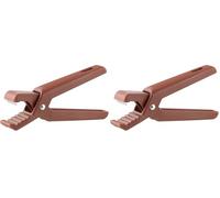 Fackelmann Raja Castañas. Polipropileno y Acero inoxidable. Marrón. 17x4,5x3cm. 1ud. (Paquete de 2)