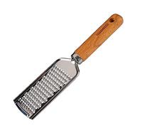 Fackelmann Rallador Manual Fair 23cm, Pizza y Pasta, Cuchilla de Acero Inoxidable, Mango de Madera de Haya FSC, Ahorro de espacio, Ideal para Parmesano y Queso Duro, Fácil de Limpiar, 1 ud.