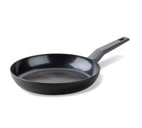 Fackelmann Sartén 28 cm, aluminio reciclado con cerámica, apta inducción, Negro Sombra/Gris Ceniza