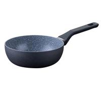 FACKELMANN Sartén wok Cosmo - Ø 20 cm de aluminio prensado, revestimiento de cerámica Excilon sin PFAS, mango suave al tacto, limpieza a mano, color gris