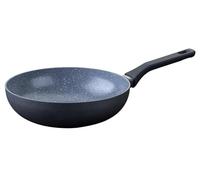 FACKELMANN Sartén wok Cosmo - Ø 28 cm de aluminio prensado, revestimiento de cerámica Excilon sin PFAS, mango suave al tacto, limpieza a mano, color gris