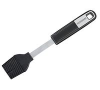 Fackelmann Sense - Brocha de repostería (24 cm, práctica para utensilios de cocina con revestimiento, mango antideslizante de tacto suave, 1 unidad), color plateado y negro