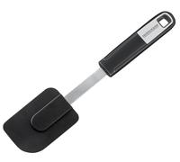 Fackelmann Sense - Espátula para repostería (26 cm, con mango antideslizante de tacto suave), color plateado y negro