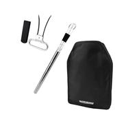 Fackelmann Set de Accesorios para Vino, incluye Funda Enfriadora para Botellas de Vino y Cava, Enfriador de Vino con Vertedor y Sacacorchos de Hoja