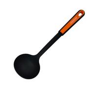 Fackelmann Soft Cazo para Sopa 30 cm, PBT con Fibra de Vidrio Resistente al Calor, Mango Ergonómico Antideslizante PP/TPR, Apto Antiadherentes, Utensilio Cocina