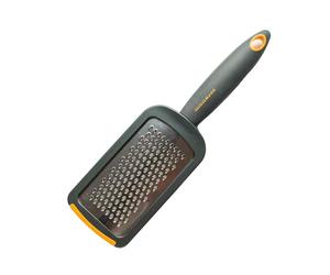 Fackelmann Soft Rallador de Cocina Pequeño, Rallador con Mango, Rallador Manual, Apto para Rallar Verdura, Tomate, Queso, Chocolate y Más, Mango Ergonómico, Acero Inoxidable, 26x7 cm, 1ud.