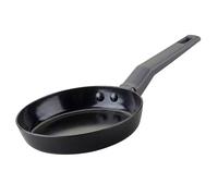 Fackelmann Statement Mini Sartén 14 cm, Sartén de Aluminio Reciclado con Recubrimiento Cerámico, Resistente al Calor hasta 150 Grados, Negro Sombra y Gris Ceniza