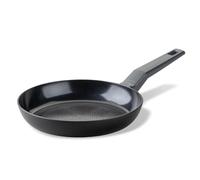 Fackelmann Statement Sartén 24cm, Reciclada de Aluminio con Revestimiento de Cerámica, Antiadherente, Apta para Todos los Tipos de Cocinas, Incluyendo Inducción, Negro y Gris