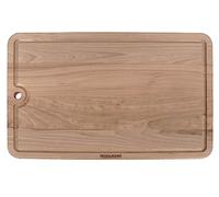 Fackelmann Tabla de Cortar Rectangular con Orificio para Colgar, Tabla para Picar Alimentos, Madera de Haya con Certificación FSC, 40x26 cm, Color Marrón Claro, 1 ud.