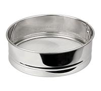 Fackelmann Tamizador, Cedazo Escurridor para Harina, azúcar, cacao, apto para lavar quinoa, acero inoxidable apto para lavavajillas, 18x18x5 cm, 1 ud