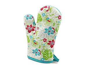 Fackelmann TROPICAL Manopla en algodón lavar a máquina 40ºC, estampado tropical, 28x18x1cm., 1ud.