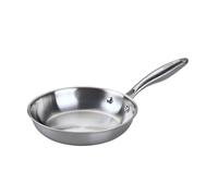 Fackelmann Vita3 Sartén Inoxidable 20 cm, Acero Inoxidable Triply con Triple Fondo Difusor, Sin Antiadherente, Sin PFA, Apta para Inducción, Gas, Vitro y Horno, Sellado Perfecto, Lavavajillas