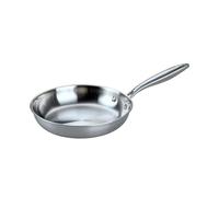 Fackelmann Vita3 Sartén Inoxidable 24 cm, Acero Inoxidable Triply con Triple Fondo Difusor, Sin Antiadherente, Sin PFA, Apta para Inducción, Gas, Vitro y Horno, Sellado Perfecto, Lavavajillas