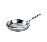 Fackelmann Vita3 Sartén Inoxidable 28 cm, Acero Inoxidable Triply con Triple Fondo Difusor, Sin Antiadherente, Sin PFA, Apta para Inducción, Gas, Vitro y Horno, Sellado Perfecto, Lavavajillas