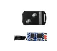 FackLOxc 5V-12V Sensibilidad Control Iluminación LED Puerta Eléctrica Módulo Receptor Inalámbrico En Miniatura Módulo Sensibilidad para Automóviles Módulo LED Sensibilidad