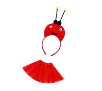 FackLOxc Accesorios de disfraz de abejas y hormigas, diadema, falda tutú, 2 piezas, accesorios de Halloween para Cosplay, disfraces