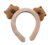 FackLOxc Adorkable Capybaras - Diadema peluda para bailes de graduación, cumpleaños, divertida, con clip para el pelo