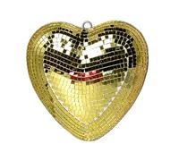 FackLOxc Adorno Colgante de con Forma de corazón de Amor Brillante para decoración de Bodas, Navidad, Aniversario, cumpleaños, Regalo de Valentín, decoración Colgante de corazón de Baile