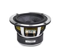 FackLOxc Altavoz magnético Externo de 4 Pulgadas, 25 bobinas móviles, 30W, con Marco de Aluminio y Cono de Fibra de Vidrio para Sistemas auditivos de automóviles