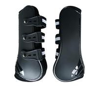 FackLOxc Bota de tendón de Caballo con Carcasa de PU, Protector de piernas para Montar a Caballo con absorción de Impacto, Protector Ligero para piernas de Caballos para Entrenamiento de Salto