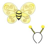 FackLOxc Bumbles Bees disfraz antena diadema de abejas Halloween Cosplay 2 piezas conjunto de disfraces Bumbles