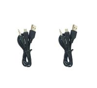 FackLOxc Cable de Sonido MicroUSB de 5 Pines a auxiliares de 3, 5 mm con alimentación USB para parlantes más Inteligentes y Dispositivos móviles Cable de Sonido de Doble función Plug and Play