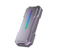 FackLOxc Caja externa USB 3.2 2x2 M.2 SSD M.2 NVME PCIE M-Key Hard Disk Case