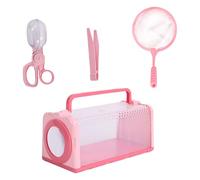 FackLOxc Caja Kits Captura Insecta para Niños con Pinzas Y Capturación Naturaleza Naturaleza Insecta Contenedor para Aprendizaje del Aula