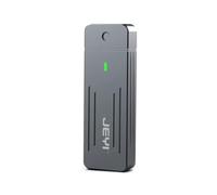 FackLOxc Carcasa SSD M.2 NVMe de alta velocidad, compacta y portátil, M.2 NVMe SSD, solución de almacenamiento externo USB 3.2